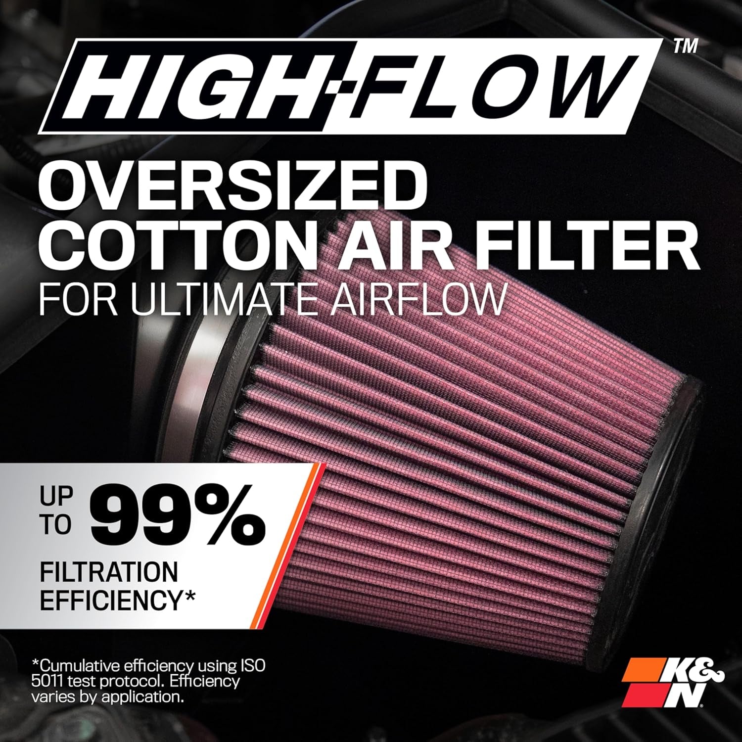Cold Air Intake System: High-Flow Air Filter, Increase Performance & Towing: Compatible with 2007-2010 Chervlot/Gmc: Silverado 2500 & 3500, Sierra 2500 & 3500, 57-3066