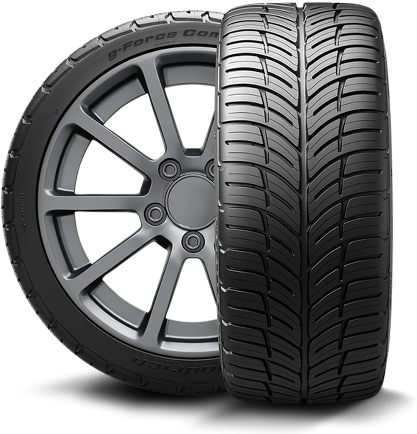 G-Force Comp-2 A/S plus All-Season Radial Car Tire for Ultra-High Performance, 265/35ZR18/XL 97W