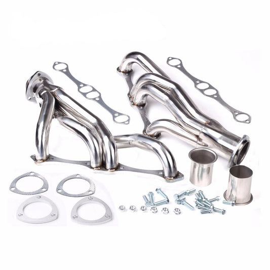 Exhaust Header for Chevy Small Block SB V8 262 265 283 305 327 350 400 Ban the Sale of Amazon&Temu