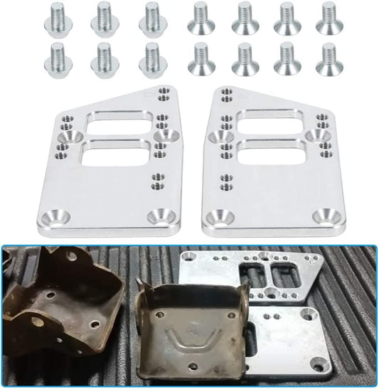 LS Swap Motor Mount Adapter Plates, Adjustable Bracket for LS1 LS2 LS3 LS6 LQ4 L