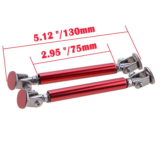 Universal Car Splitter Rods Racing Adjustable Front Bumper Lip Support Tie Bar Kit Saving Drilling Hole 75Mm/100Mm/150Mm/200Mm