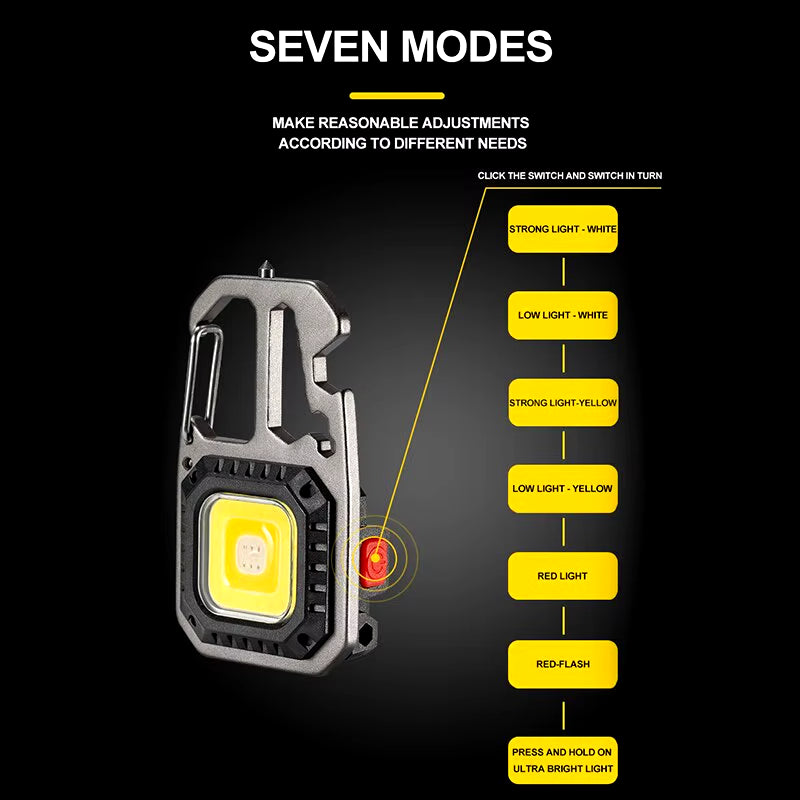 Compact Ultra Bright Mini LED Keychain Flashlight - Portable and Powerful!