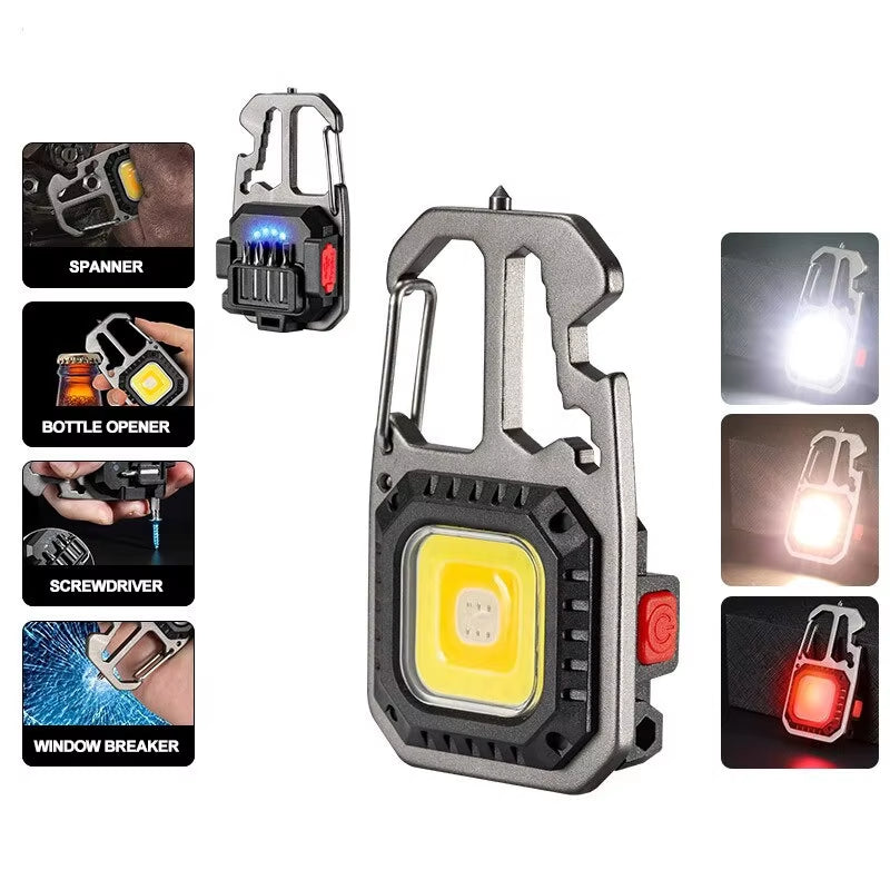 Compact Ultra Bright Mini LED Keychain Flashlight - Portable and Powerful!