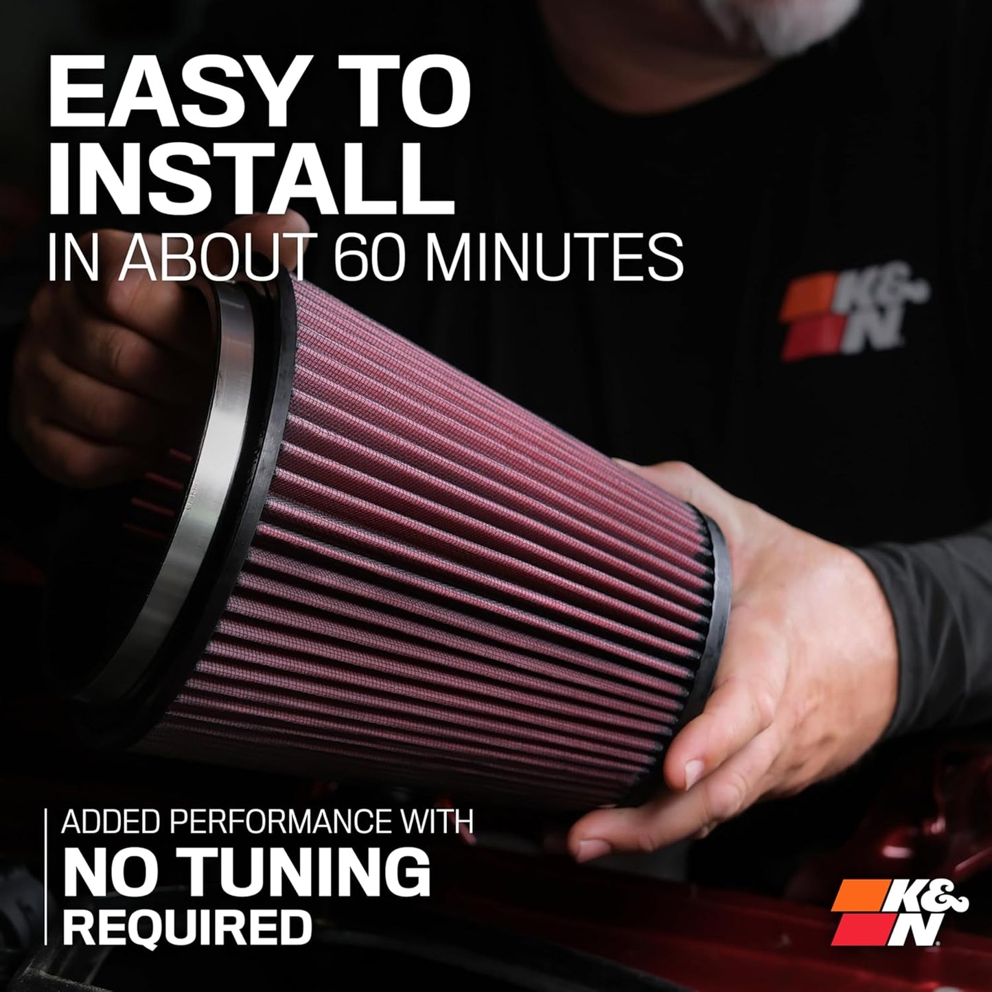 Cold Air Intake System: High-Flow Air Filter, Increase Performance & Towing: Compatible with 2007-2010 Chervlot/Gmc: Silverado 2500 & 3500, Sierra 2500 & 3500, 57-3066
