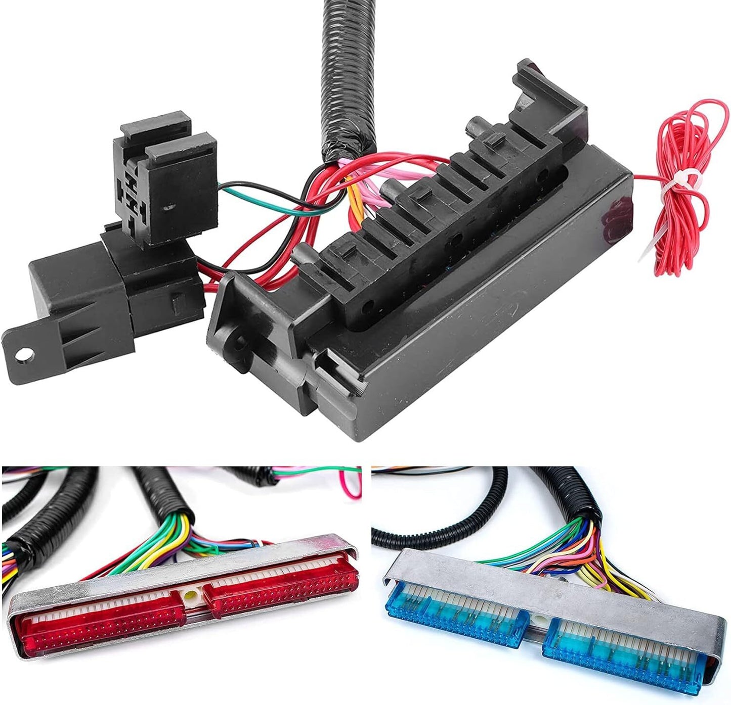 Standalone Wiring Harness, 4L60E DBC, Red/Blue PCM, Compatible with 1997-2006 GM