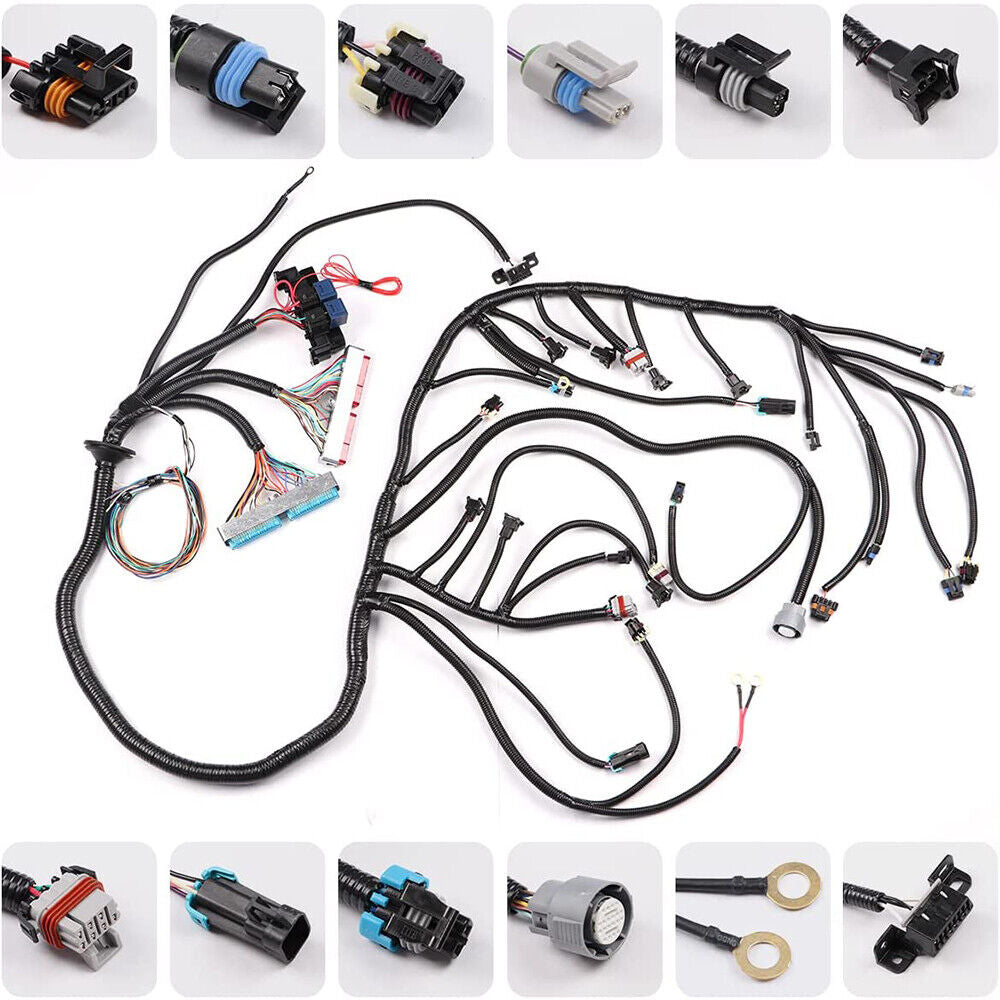 For LS SWAPS DBC 4.8 5.3 6.0 1999-2006 LS1-4L60E Wiring Harness Stand Alone New