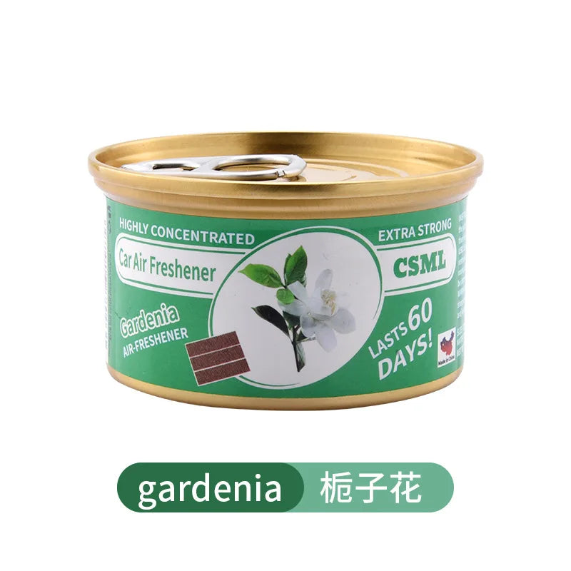 Best-Selling Wooden Block Canned Car Aromatherapy, Car Fragrance Paste, Deodorizing Air Freshener, High-End Solid Perfume