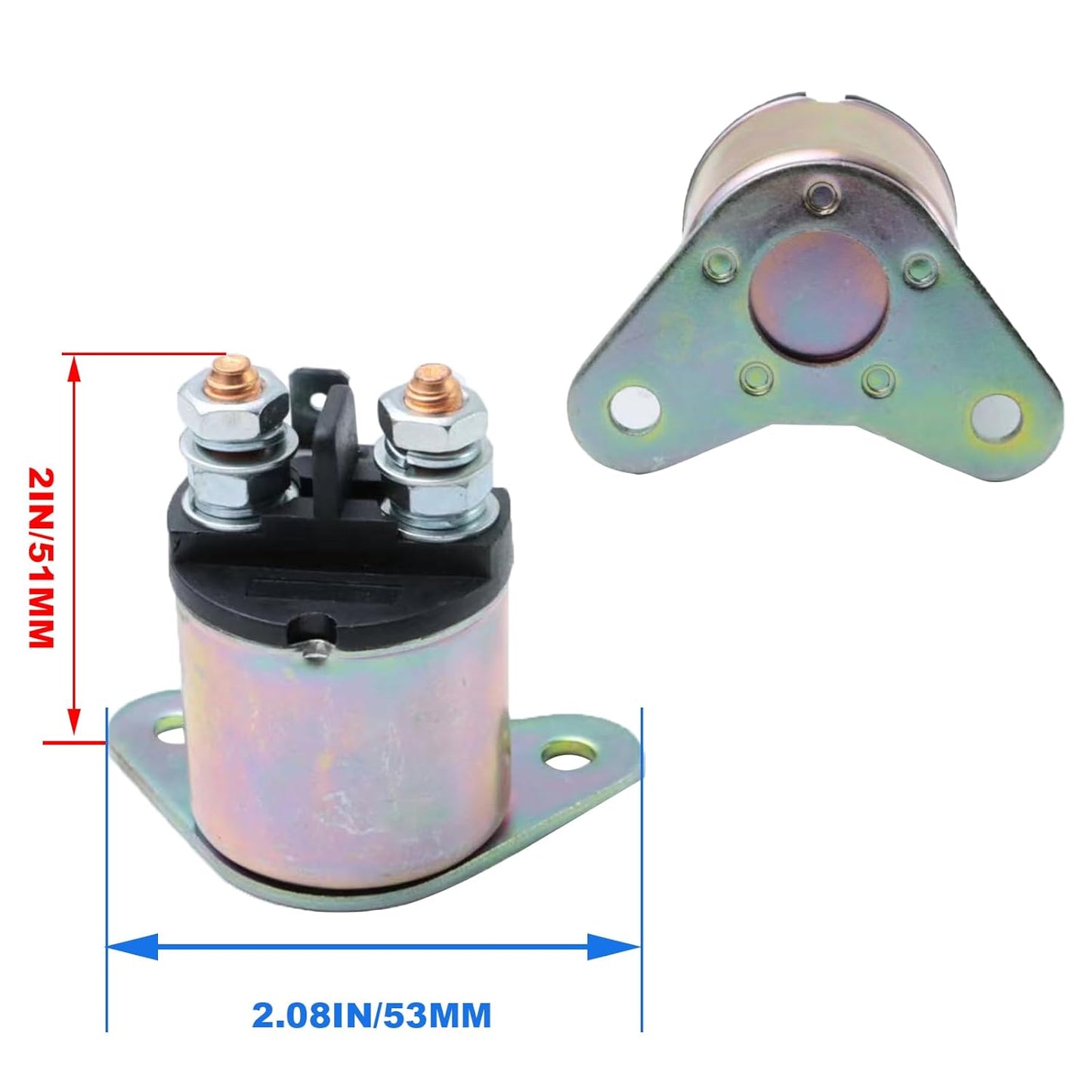 Motor Solenoid Starter Relay Compatible with Honda GX390 GX340 Compatible with Champion 5000 6000 7500 8000W Generator Motor Solenoid Starter 11HP 13HP 396Cc 420Cc Solenoid Starter Relay