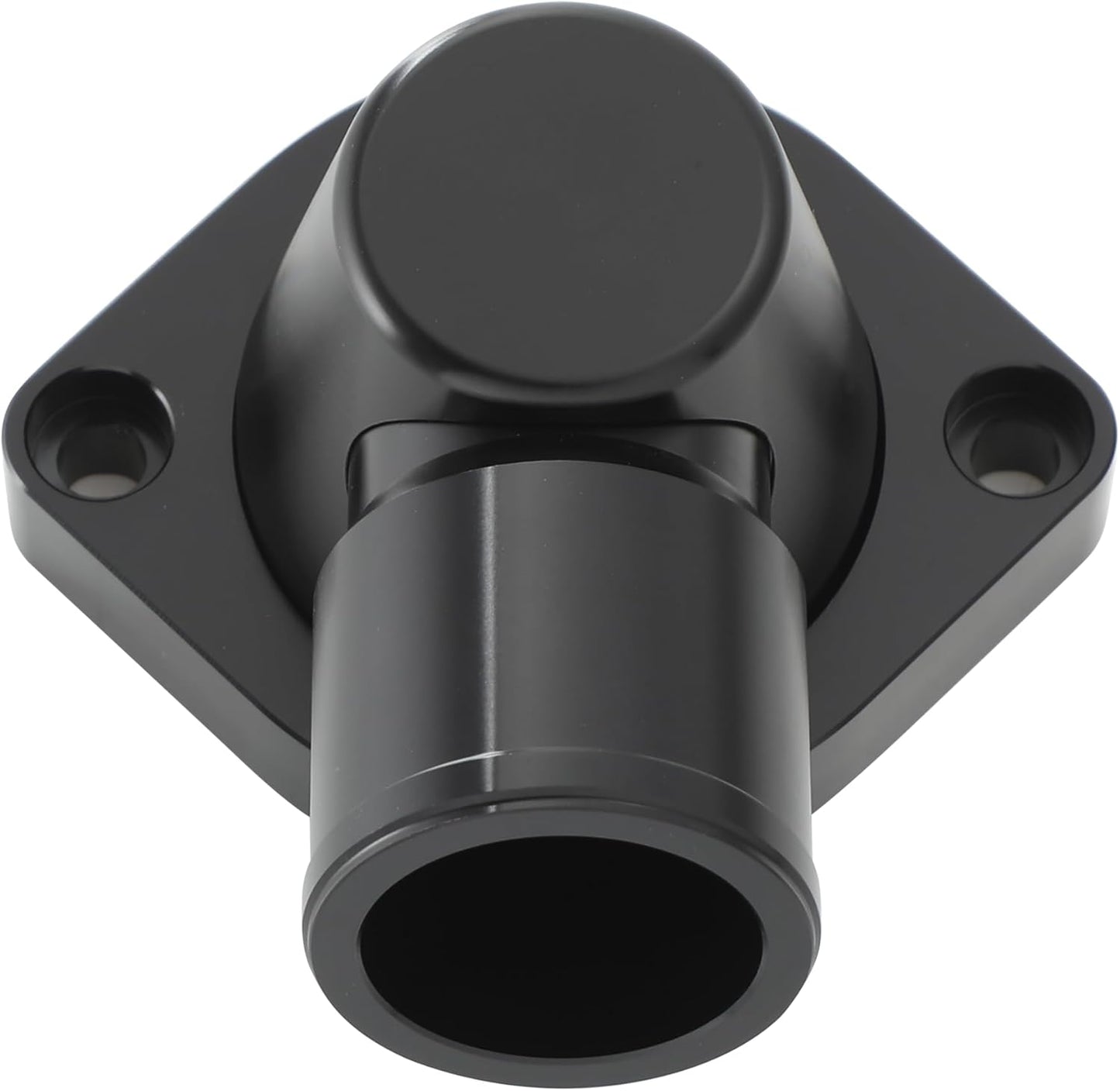 Billet Swivel Thermostat Housings Water Neck 90 1.5" LS Engine Black