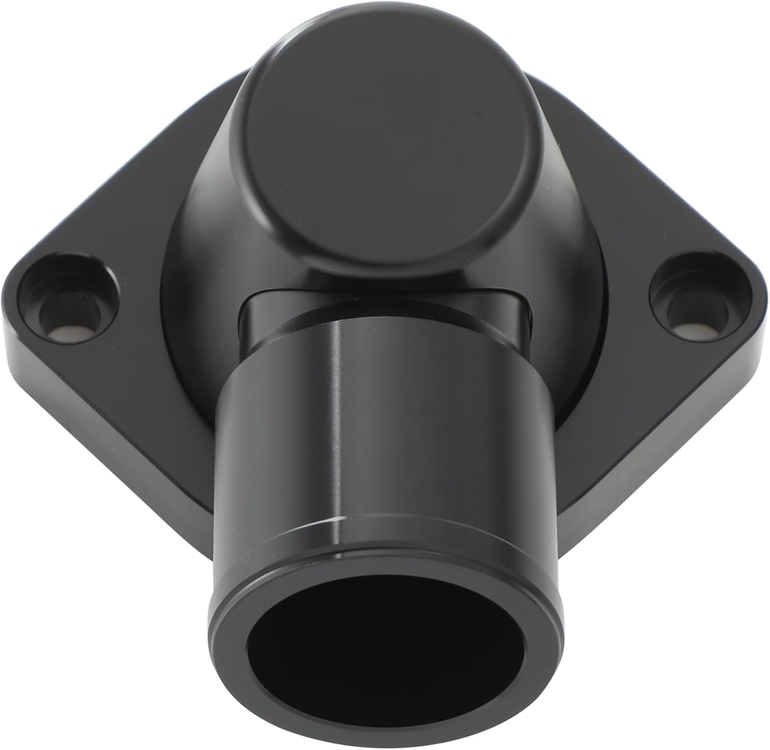 Billet Swivel Thermostat Housings Water Neck 90 1.5" LS Engine Black