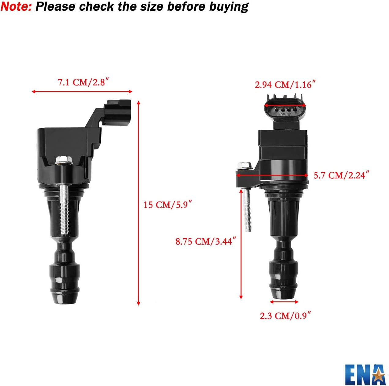 Set of 4 Ignition Coil Pack Compatible with Chevy GMC Pontiac Saturn Malibu HHR