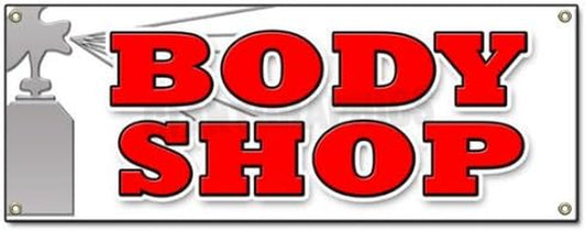 72" Body Shop Banner Sign Car Auto Body Shop Signs