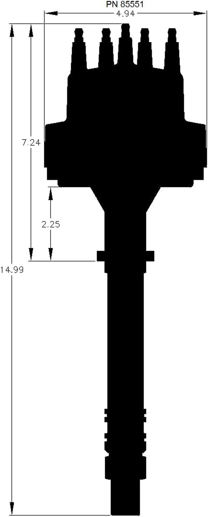 85551 Pro-Billet Distributor