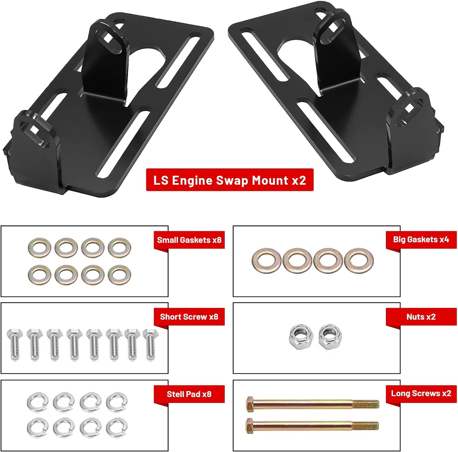 LS Conversion Engine Swap Mounts - Adjustable Swap Motor Conversion Bracket For