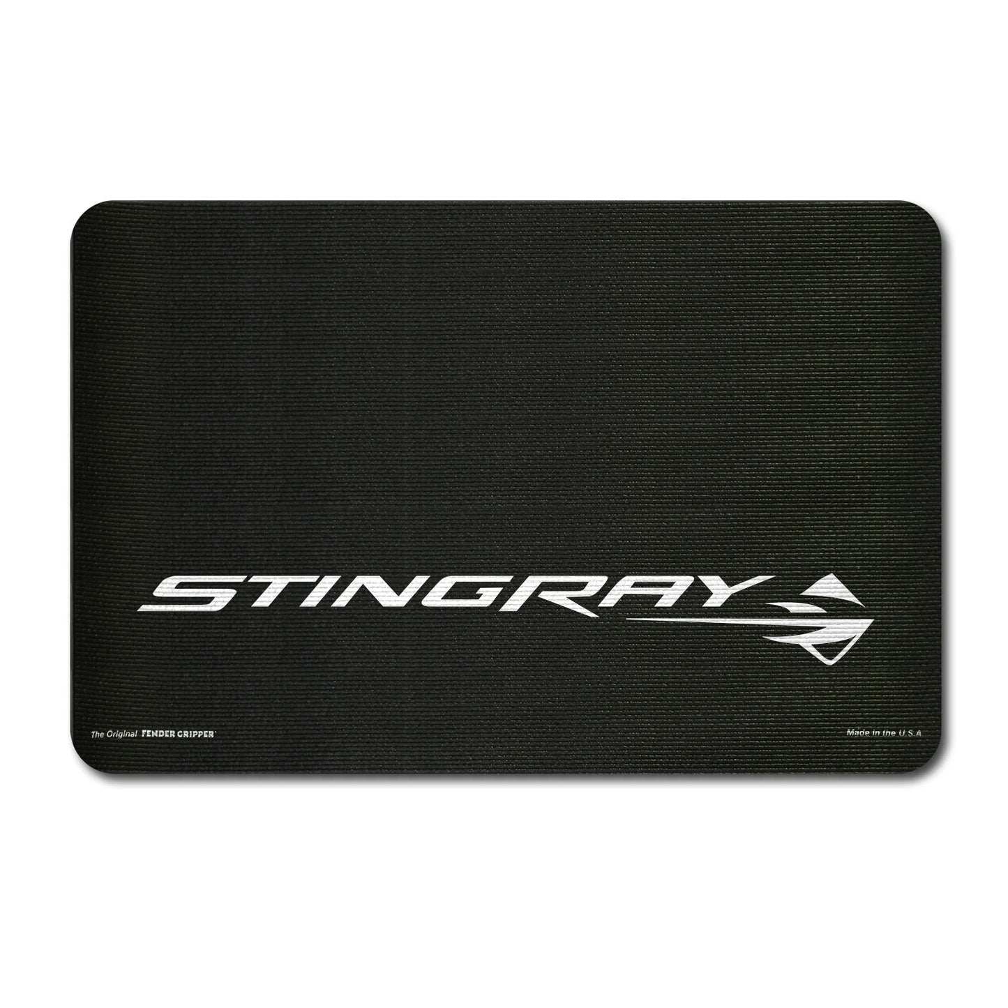 Chevrolet Corvette C7 Stingray Logo 22" X 34" Black Fender Gripper Cover