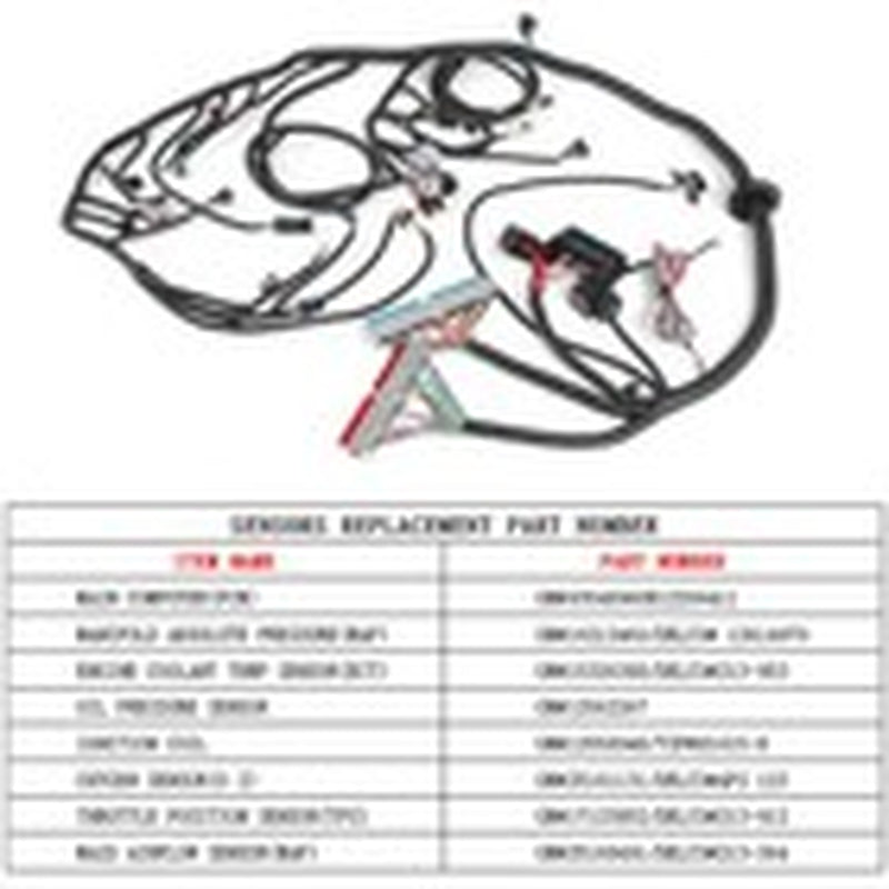 For LS SWAPS DBC 4.8 5.3 6.0 1999-2006 LS1-4L60E Wiring Harness Stand Alone New
