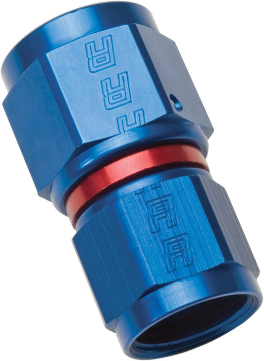 640550 Coupler Reducer, -6 to -8, Red & Blue Anodized