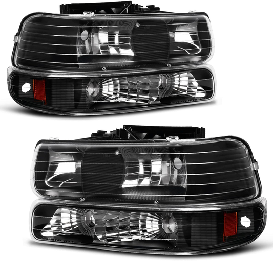 Headlight Assembly for 99-02 Chevy Silverado 1500 2500/01-02 Silverado 1500HD 25